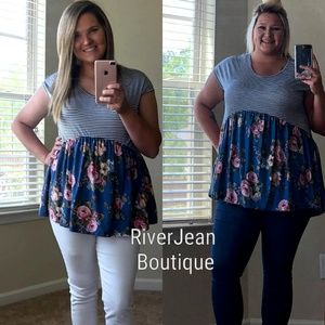 Floral BabyDoll top